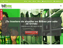 Tablet Screenshot of bilboxselfstorage.com